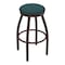 Holland Bar Stool Co 25" Swivel Counter Stool, Bronze Finish, Graph Tidal Seat 80225BZ022 - alternate 1